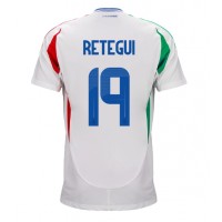 Maglia Calcio Italia Mateo Retegui #19 Seconda Divisa Europei 2024 Manica Corta